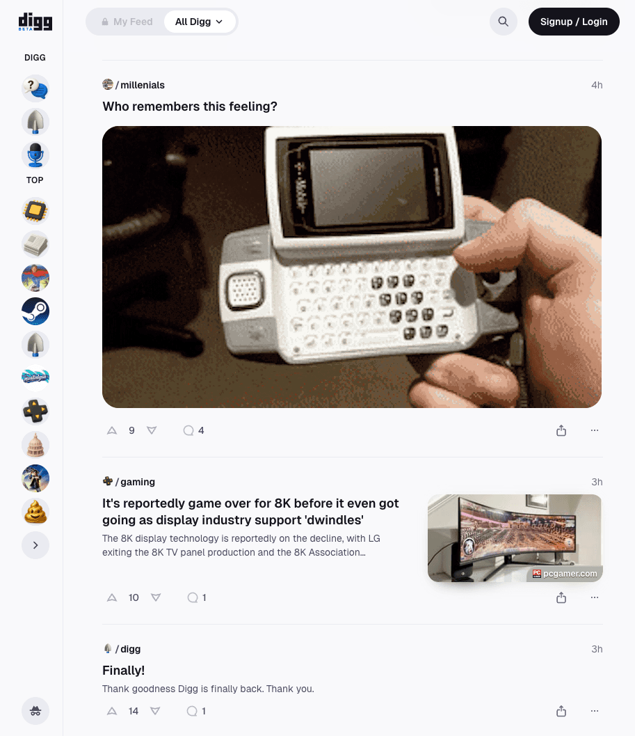 Digg, Killed by Bots
